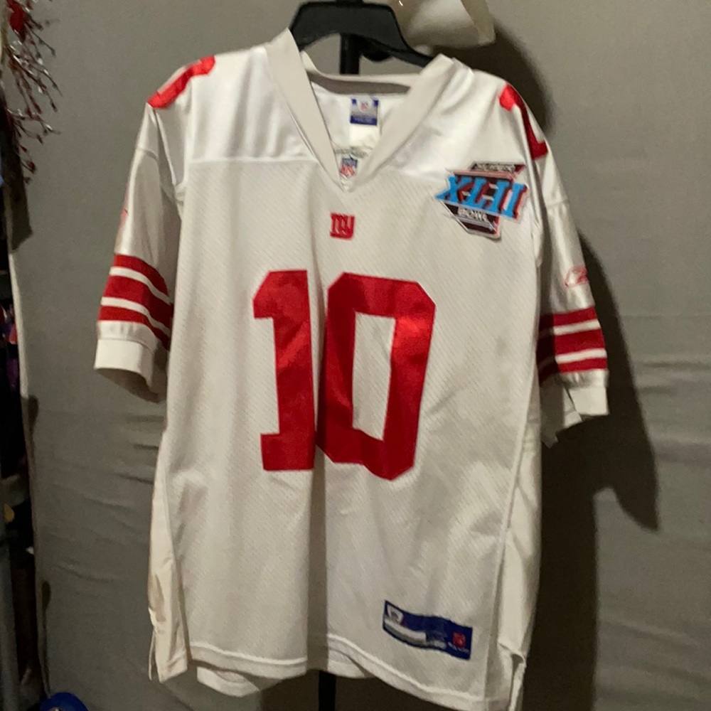 Eli Manning Super bowl jersey